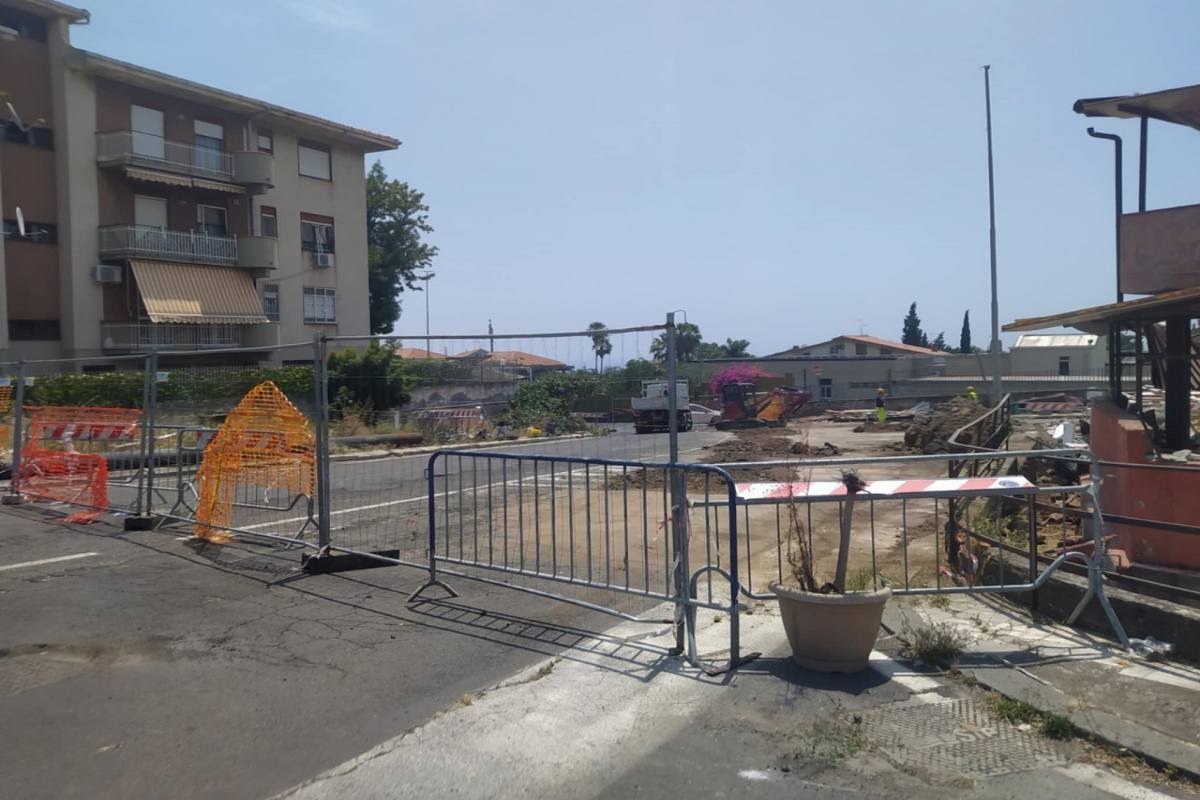 Area interdetta in via Galermo