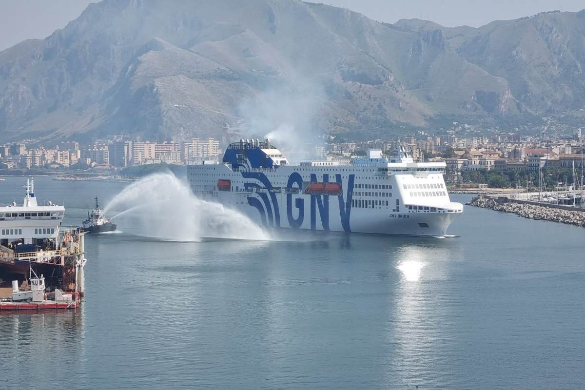 La nave GNV Orion arriva a Palermo, il CEO Catani: “Simbolo dell’impegno verso la Sicilia”