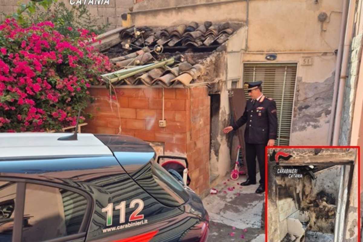 Incendio in una palazzina, dramma scongiurato da un carabiniere: salvati madre e figli