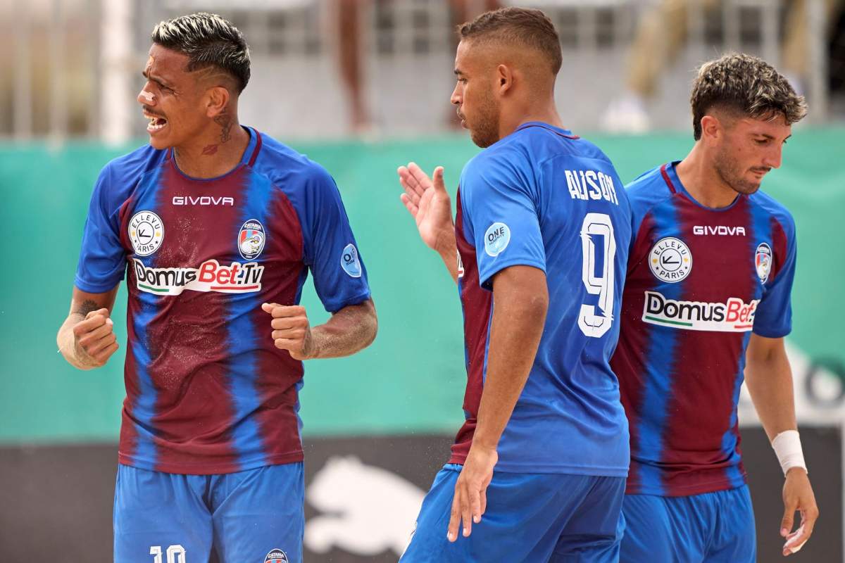 Catania Beach Soccer in finale di Euro Winners Cup: battuti 7-2 i bielorussi dello TSOR