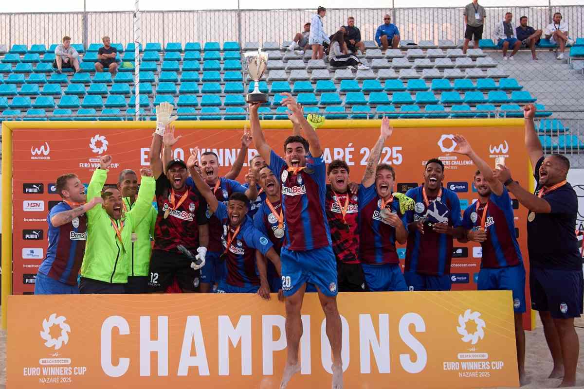 Catania Beach Soccer sul tetto d’Europa, battuto il Falfala: conquistata la prima Euro Winners Cup