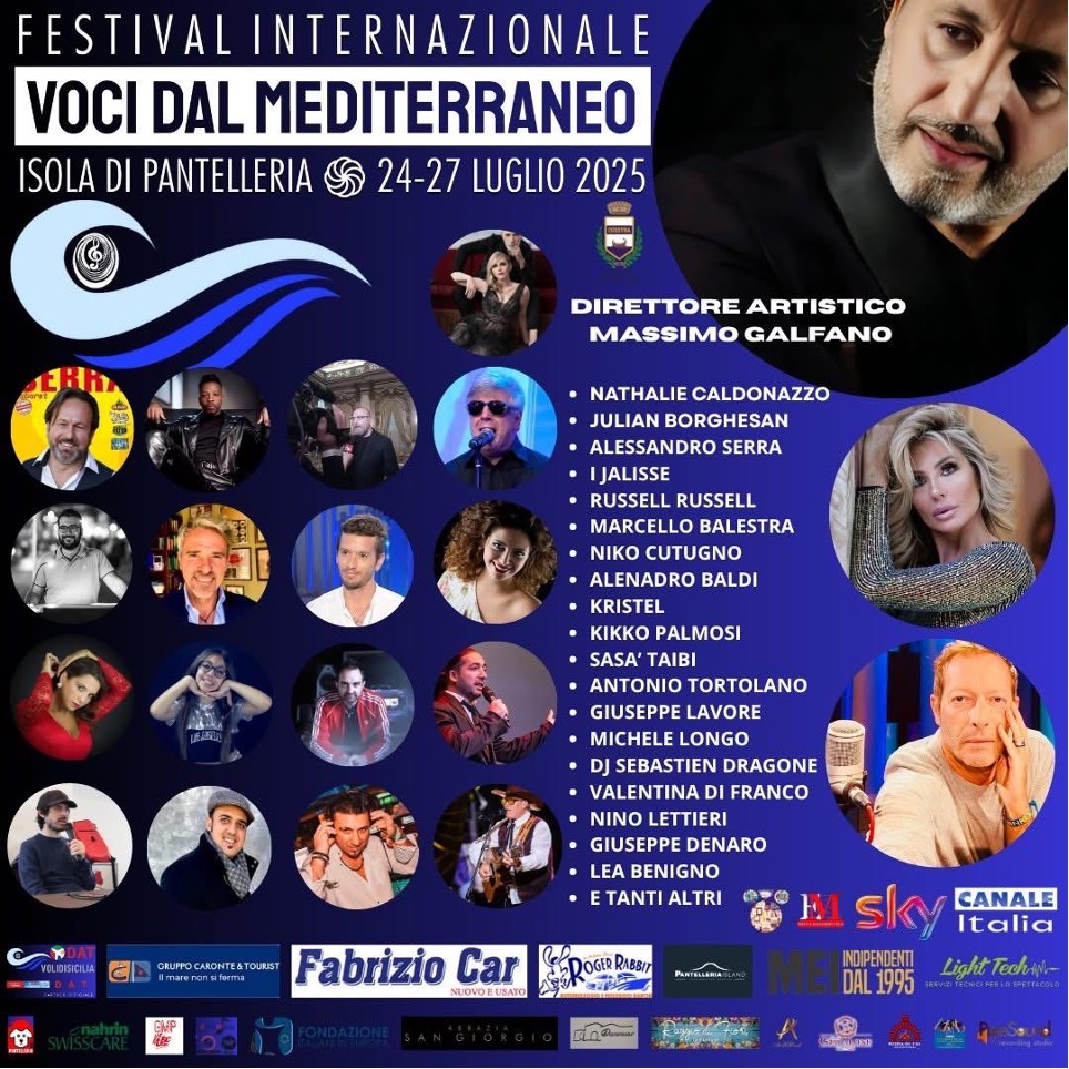 “Voci dal Mediterraneo”, il festival internazionale delle eccellenza della musica a Pantelleria