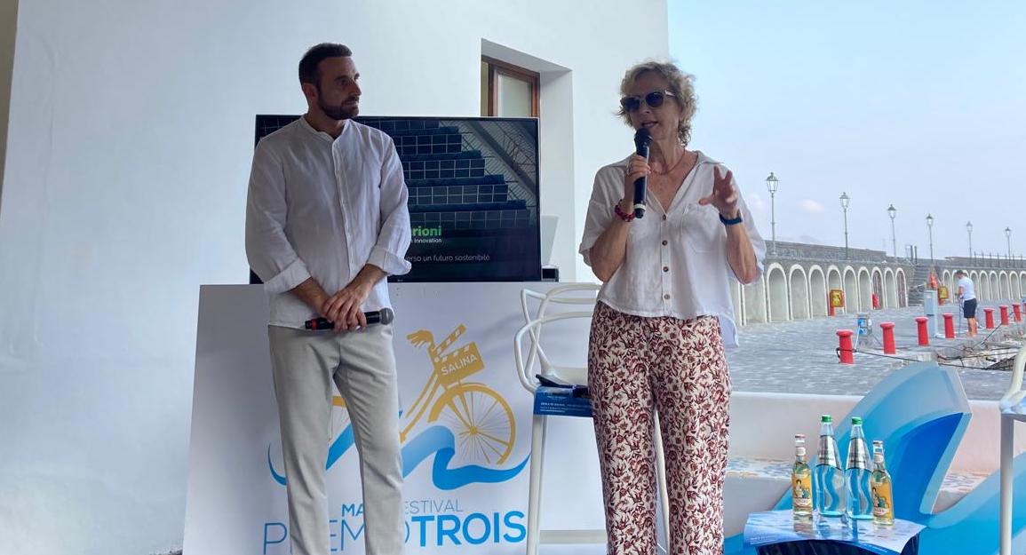 Marefestival, la regista Cristina Comencini a Salina: “Lavorare affinché le sale restino aperte”