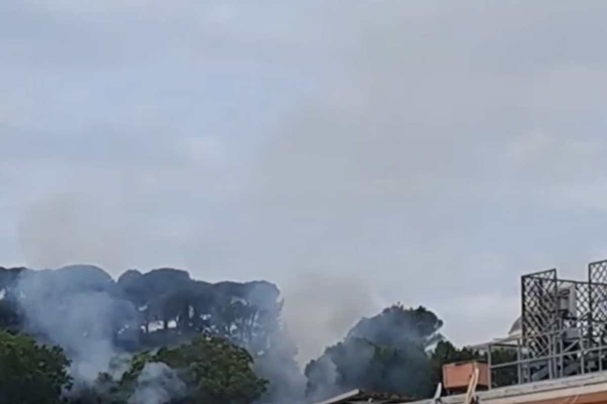 VIDEO | Roma, in fiamme la collina di Monte Mario