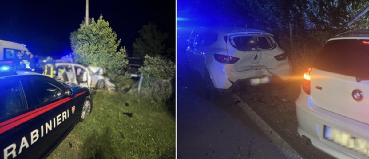 Fuggono dai carabinieri e si schiantano contro un’auto: morto un imprenditore