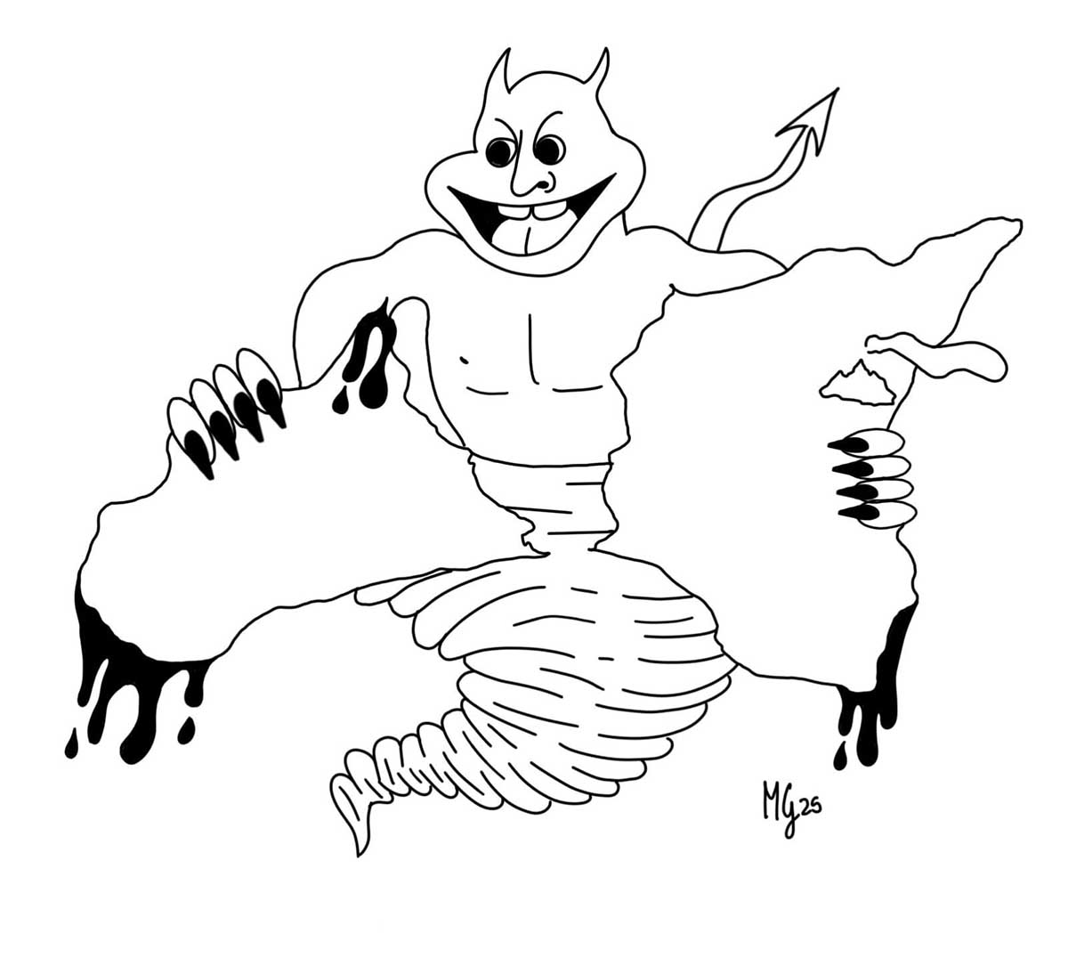 Dietro il terremoto c’è il diavolo, il Mazzamareddu che muove la Sicilia