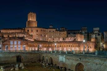 Roma, presentata nuova illuminazione artistica dei Mercati Traiano curata da Areti