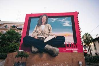 Università, Lum e Studiomarte presentano il primo murale pubblicitario in Puglia