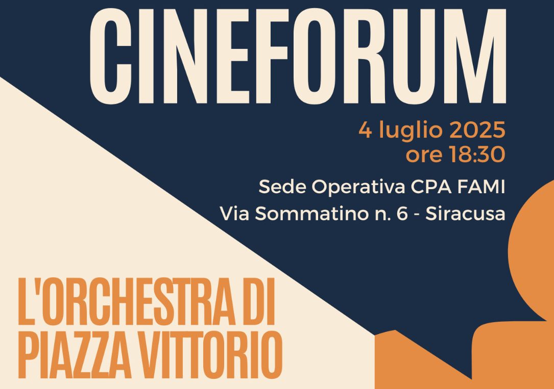 Cineforum a Siracusa: proiezione del film “L’Orchestra di Piazza Vittorio” di Agostino Ferrente