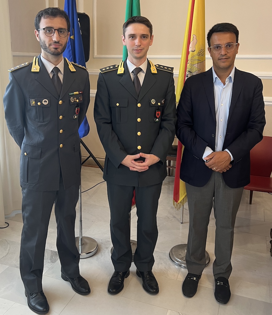 Guardia di Finanza Riposto, il sindaco Vasta riceve il capitano uscente Zuppello e il nuovo comandante Concas