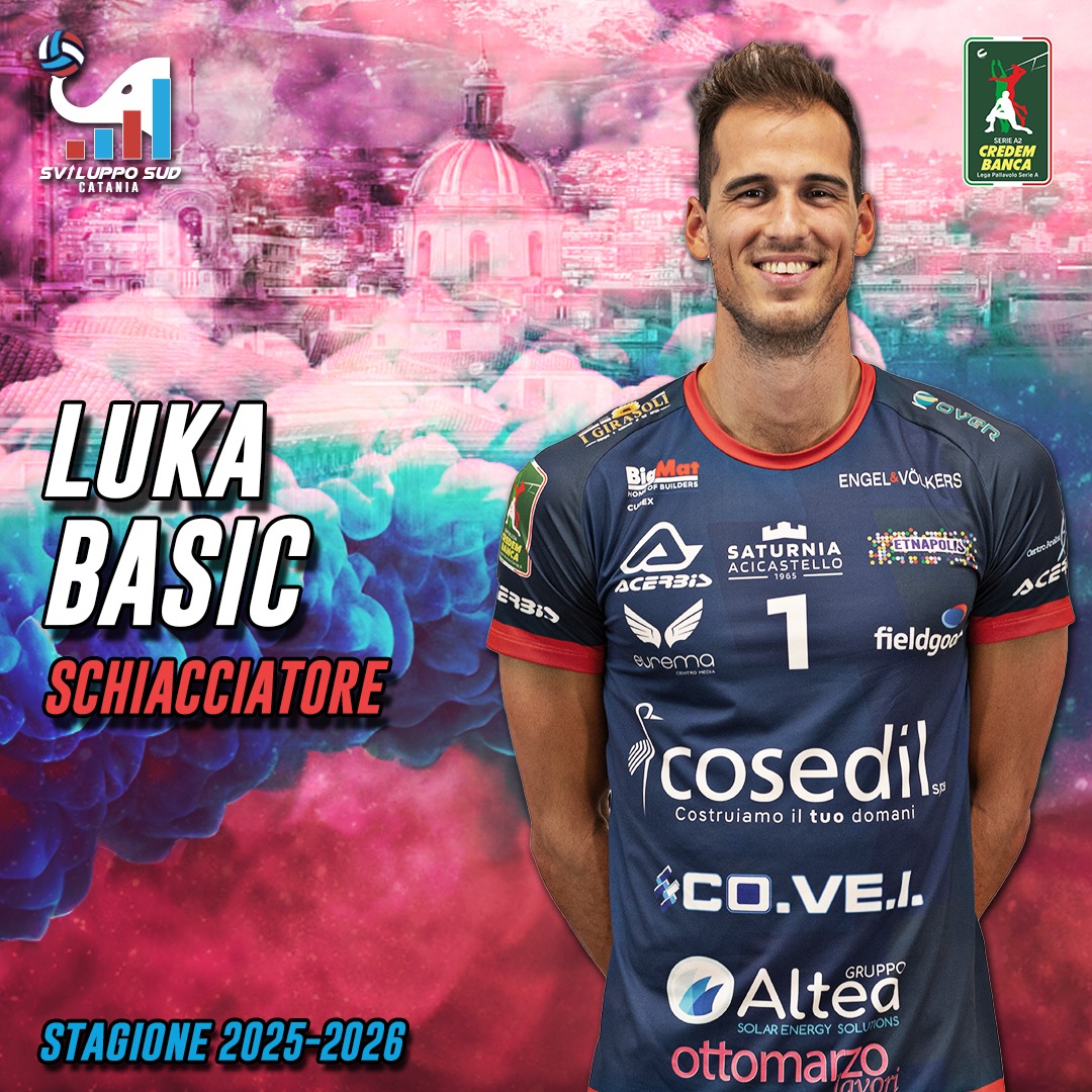 LA SVILUPPO SUD CATANIA UFFICIALIZZA L’INGAGGIO DI LUKA BASIC: “DARÒ IL MASSIMO PER RAPPRESENTARE LA CITTÀ”