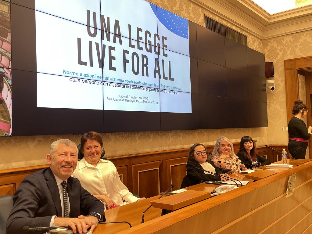 Chiesta al Senato legge “Live for all” per i concerti accessibili