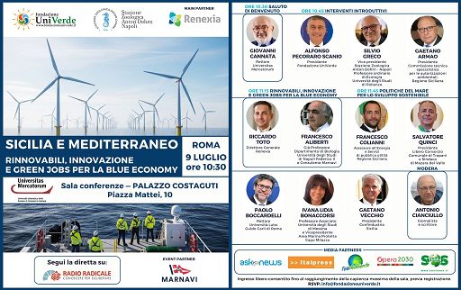 Sicilia e Mediterraneo innovazione e green jobs per la Blue Economy