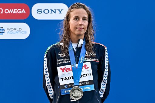 Nuoto, Gievra Taddeucci argento mondiale nella 10 km