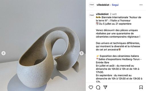 A Biot torna ‘Autour de la Terre’: Italia protagonista III edizione