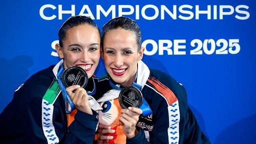 Nuoto, Ruggiero-Piccoli d’argento nel duo free ai Mondiali