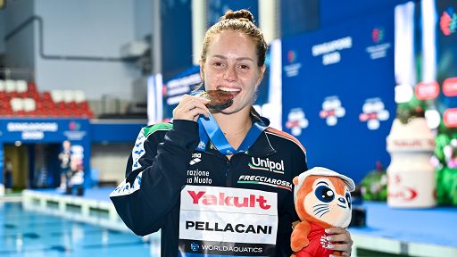 Tuffi, Chiara Pellacani bronzo mondiale da 1 mt