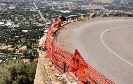 Monte Pellegrino, via al bando da 1,6 milioni per mettere in sicurezza la “Panoramica”