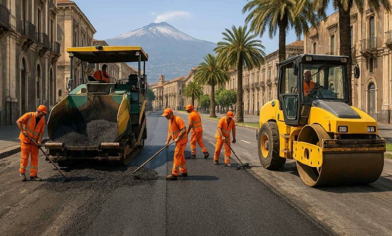 Catania, parte il piano di riqualificazione delle strade: investimento da 21 milioni di euro Catania, parte il piano di riqualificazione delle strade: investimento da 21 milioni di euro