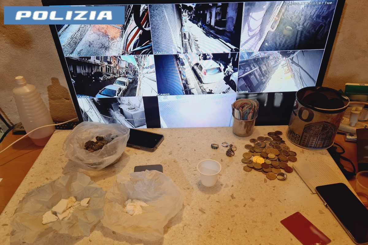 Le telecamere, la droga e la “crack room” nel cuore di San Cristoforo: due arresti