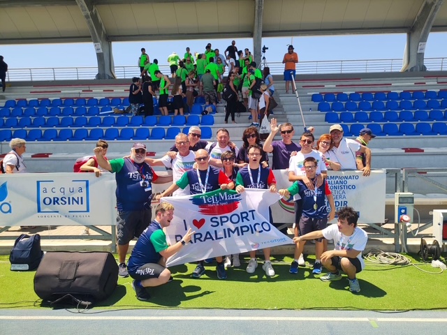 Due titoli italiani per il TeLiMar: il settore paralimpico lascia il segno agli Assoluti