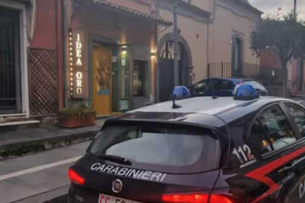 La rapina in gioielleria nel catanese dei mesi scorsi: rintracciati i responsabili