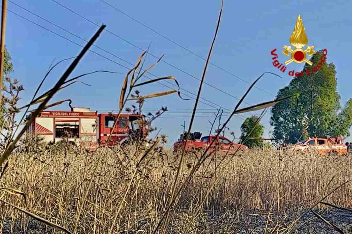 FOTO | Catania, situazione incendi: 28 gli interventi dei VdF, operazioni ancora in corso