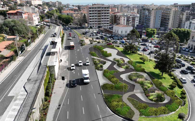 Catania, un giardino pluviale per fermare i “fiumi” in città