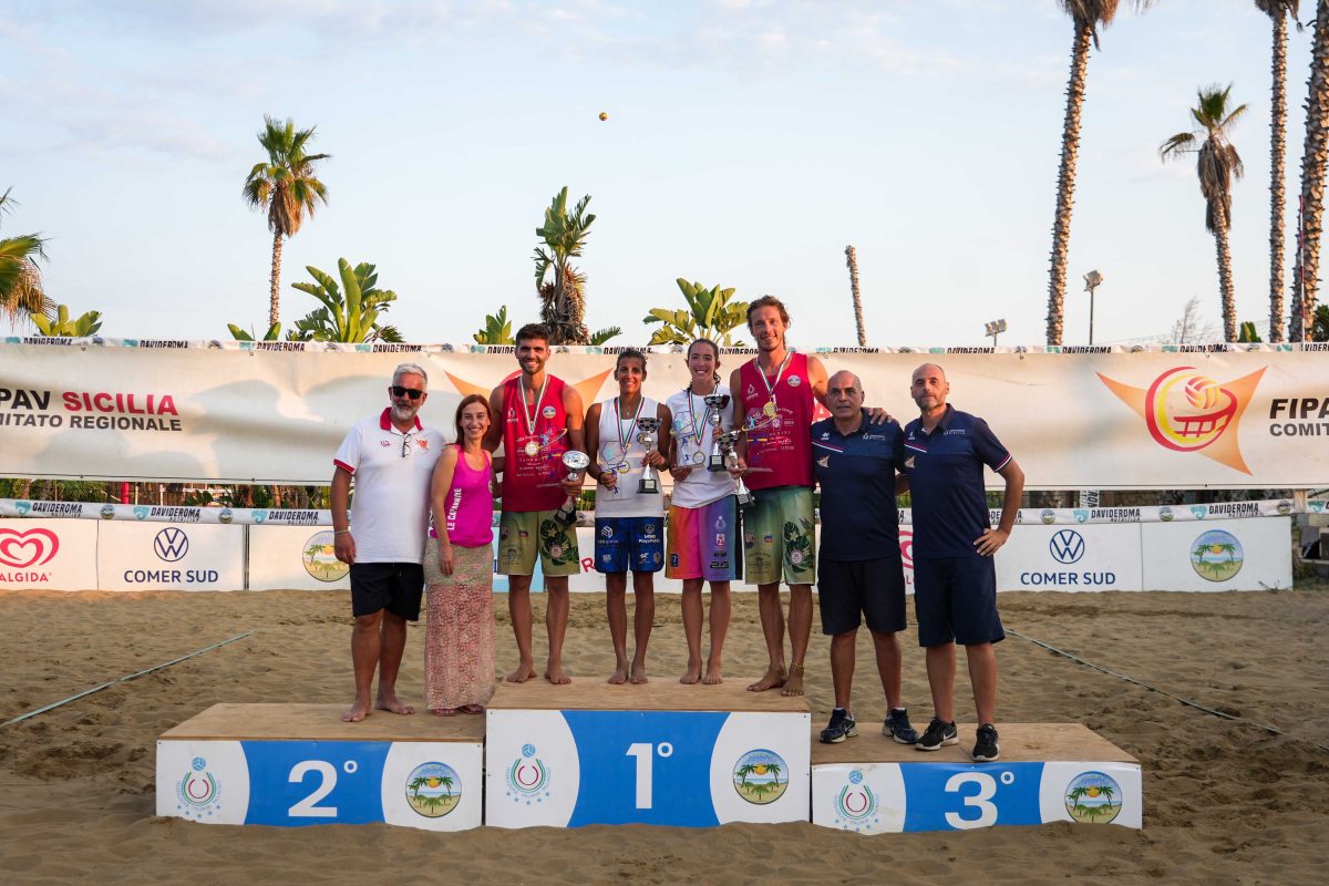 Arezzo-Bigarelli e Meniconi-Bernasconi, doppietta servita: Master e titolo siciliano di beach volley