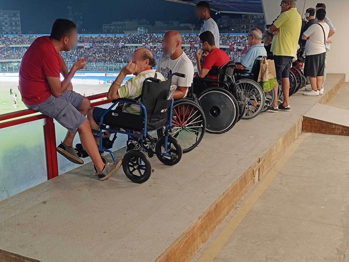 UGL Catania: “Meno spazi al Massimino per bambini, donne e uomini in sedia a rotelle”