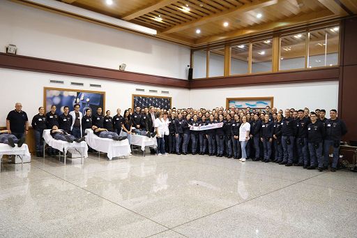 Straordinaria donazione di sangue alla Scuola Superiore di Polizia