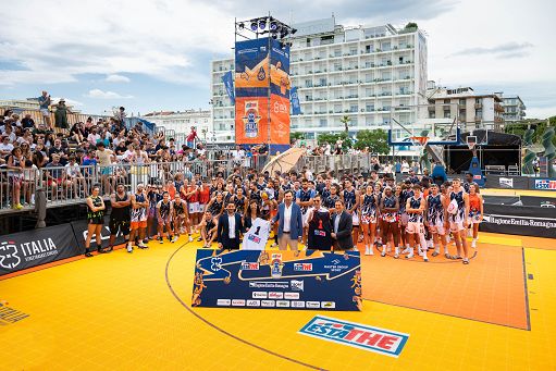 Basket, a Riccione la fase finale delle Estathé 3×3 Italia finals