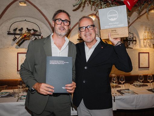 A James Suckling Premio speciale per la cultura del vino in Alto Adige