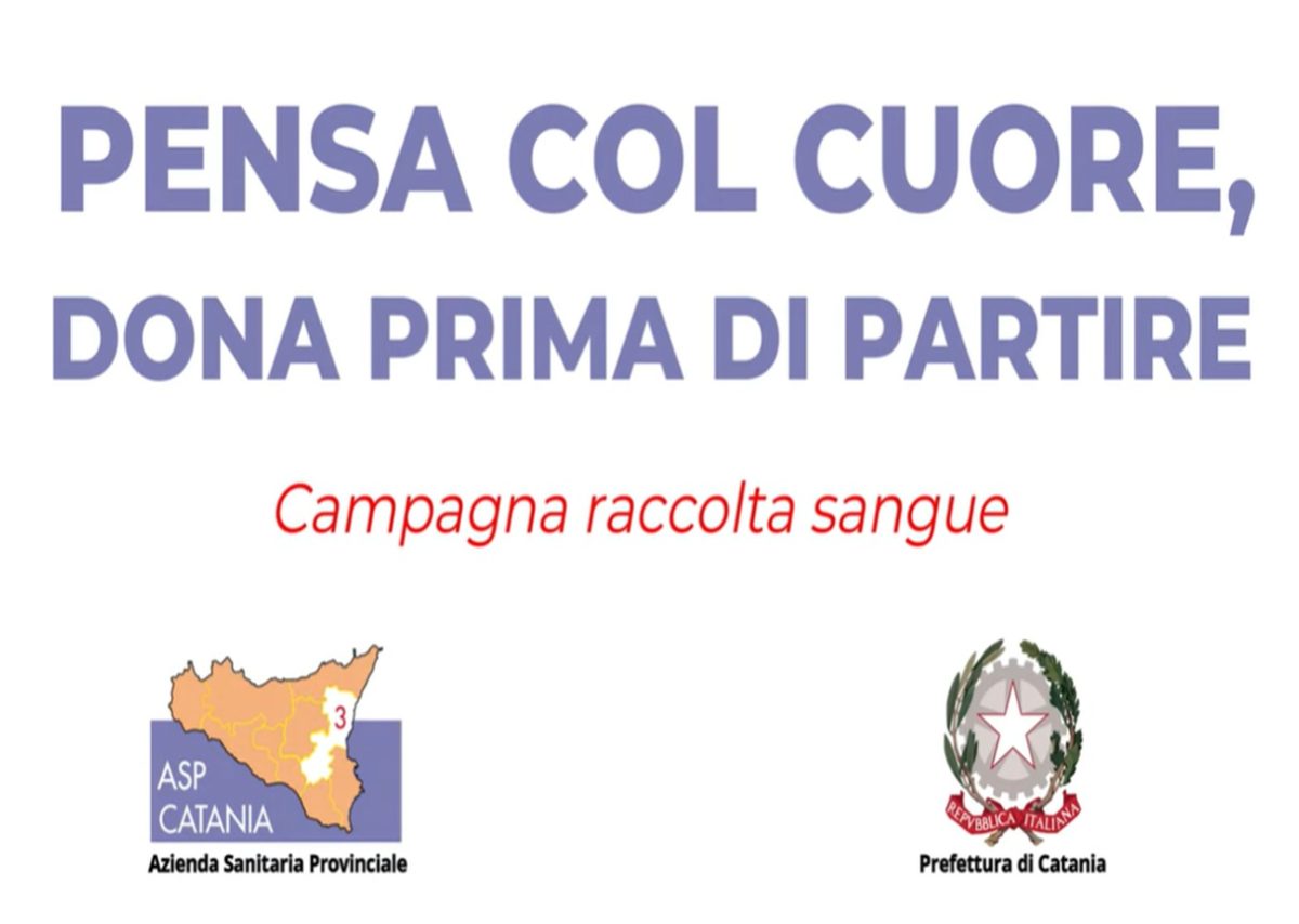 VIDEO | Emergenza sangue, la campagna dell’Asp di Catania: “Dona prima di partire”