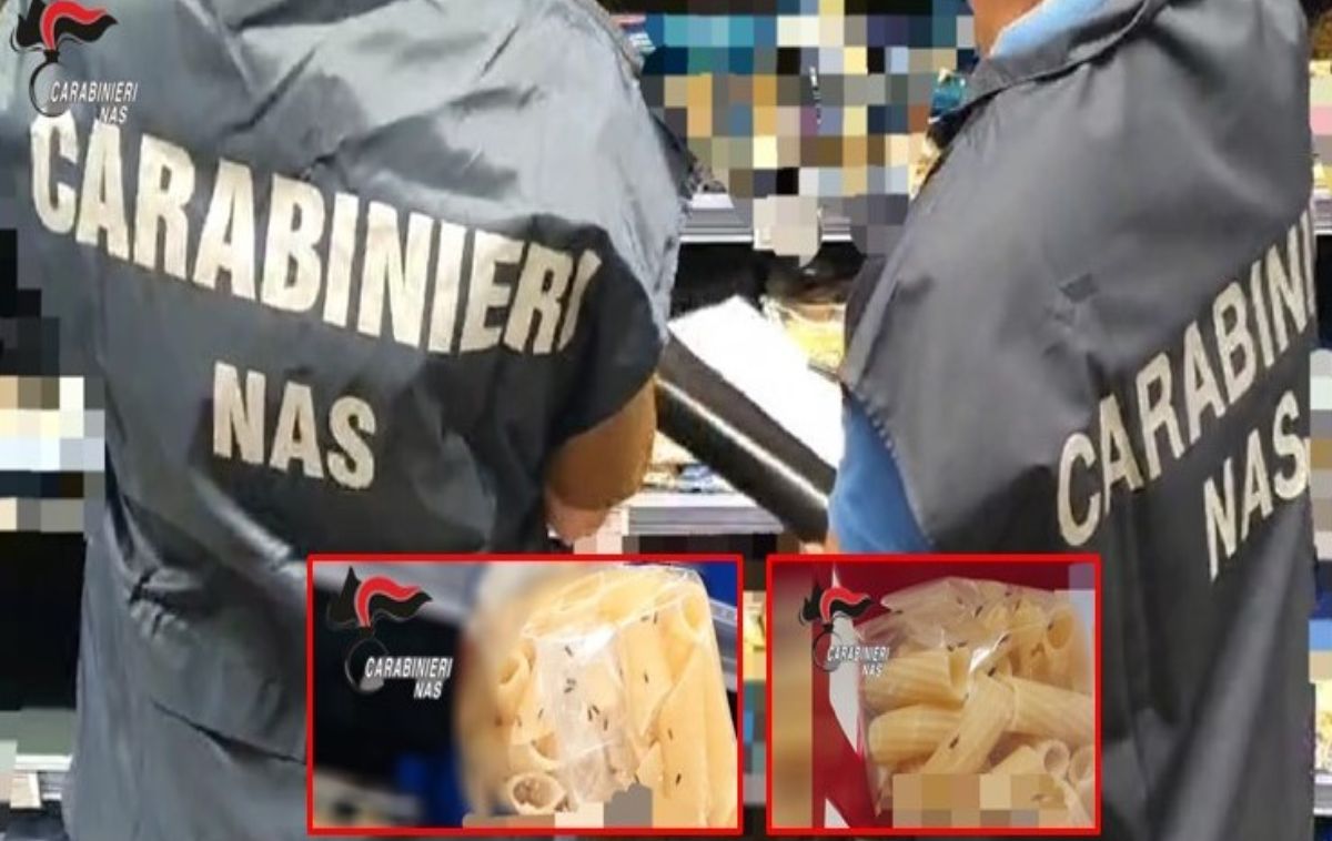 Orrore al centro commerciale a Catania, parassiti vivi nella pasta: scatta il maxi sequestro