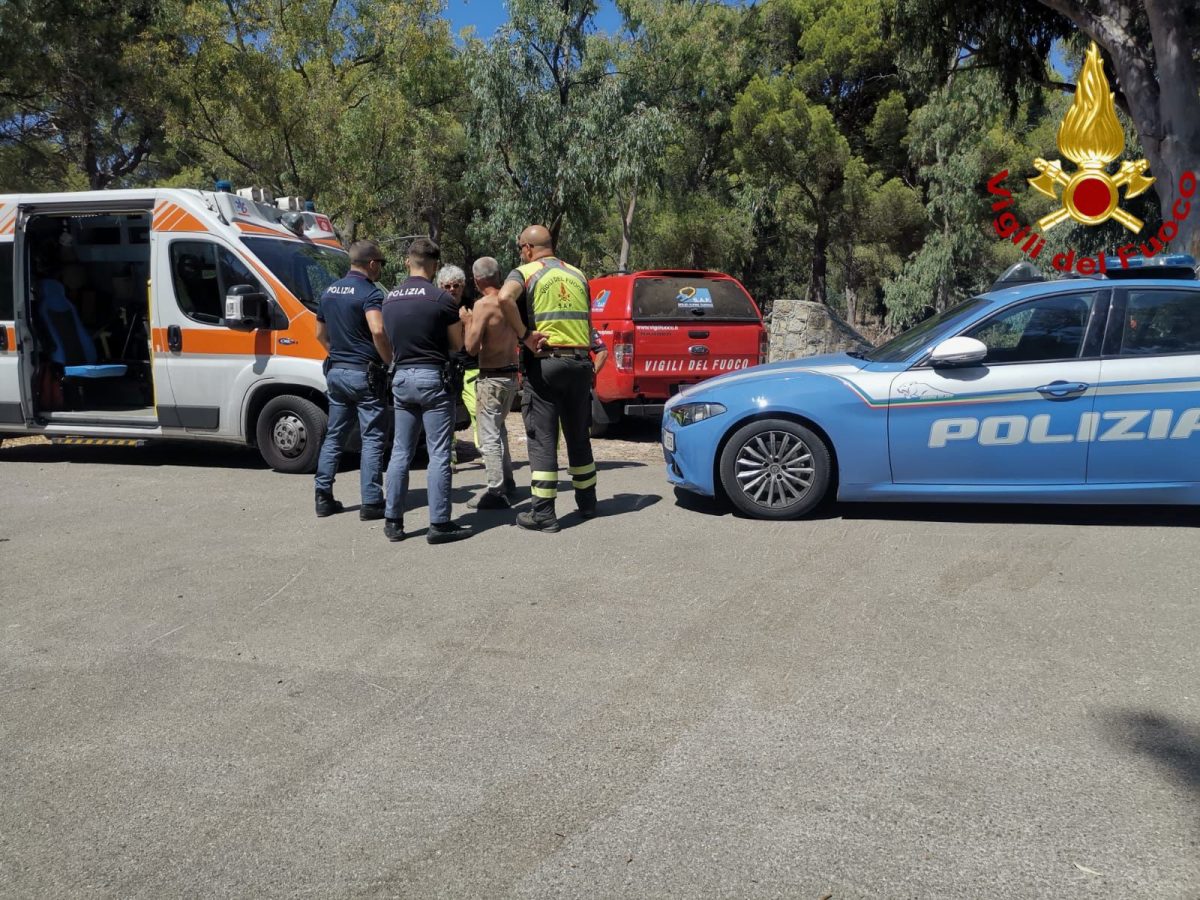 Uomo disperso tra i sentieri di Monte Pellegrino, ritrovato dai vigili del fuoco