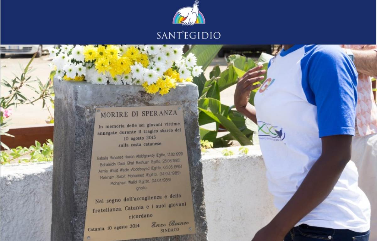 Il ricordo del tragico sbarco del 10 agosto, la commemorazione della Comunità di Sant’Egidio a Catania e il docufilm