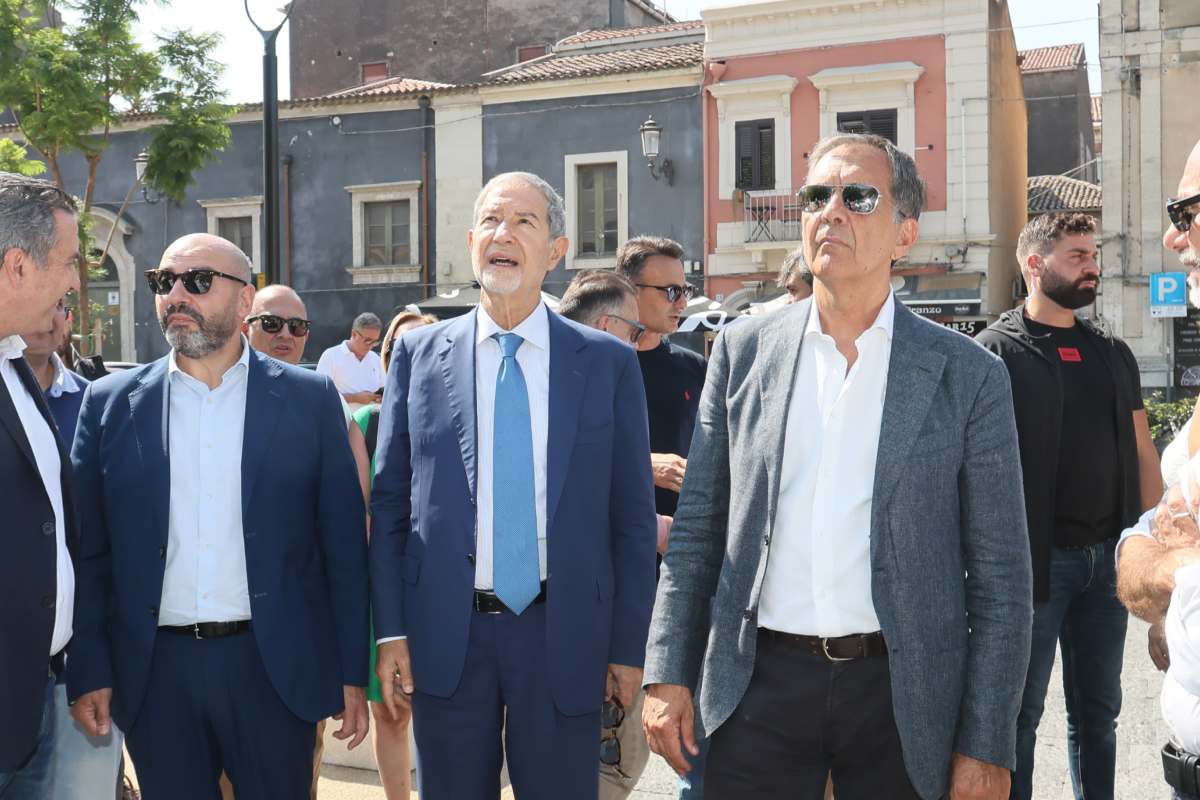 FOTO | Catania, inaugurata la nuova piazza Santa Marta: presenti il sindaco Trantino e il ministro Musumeci FOTO | Catania, inaugurata la nuova piazza Santa Marta: presenti il sindaco Trantino e il ministro Musumeci