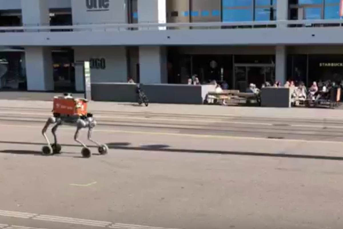 VIDEO | Consegna a domicilio, la svolta innovativa a Zurigo: le consegne fatte da un robot “cane”
