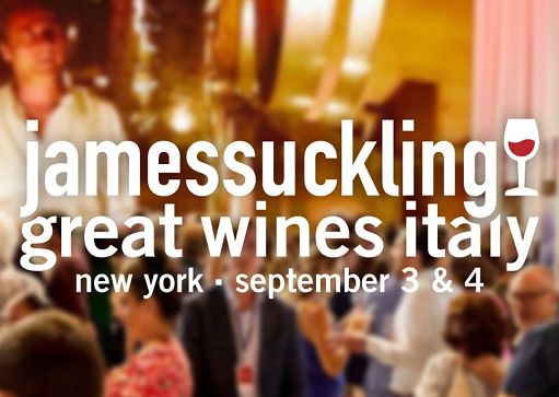 ”James Suckling Great Wines Italy”: a New York 160 Cantine italiane