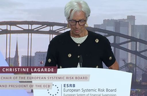 Esrb, Lagarde: finanza non bancaria Ue più grande di quella Usa