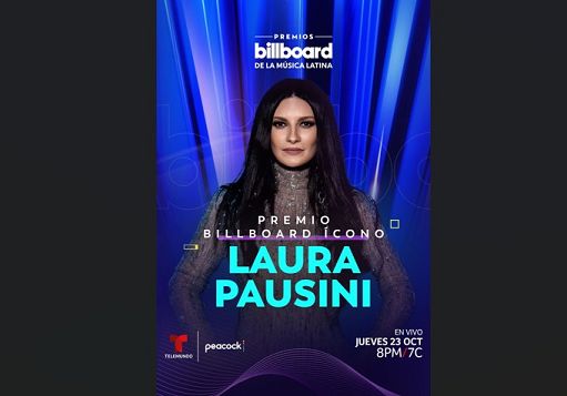 A Laura Pausini il “Billboard Icon Award”: ‘Onorata del premio’