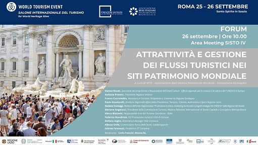 Turismo, Associazione beni italiani patrimonio mondiale a Wte di Roma