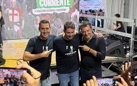 A Pontida la Lega di Salvini e Vannacci: noi gli eredi di Kirk