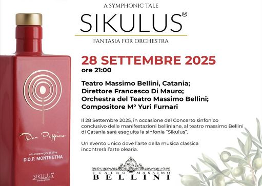 Al Teatro Bellini di Catania debutta la sinfonia “Sikulus” sull’olio
