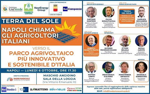 Riscattare la “Terra dei Fuochi” con la “Terra del Sole”