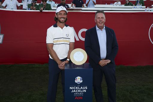 Ryder Cup, Tommy Fleetwood vince anche il Nicklaus-Jacklin Award