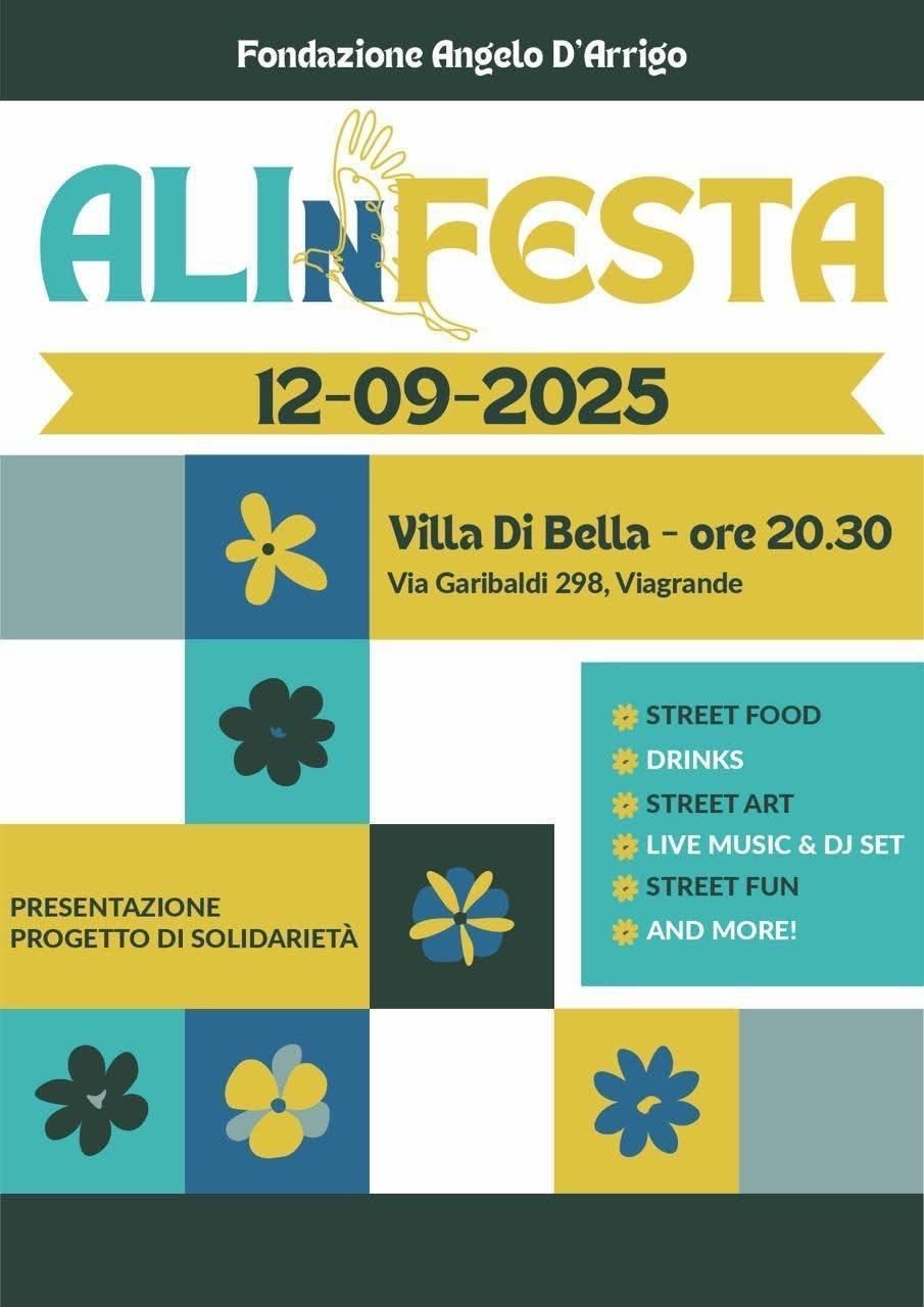 Musica, arte e gusto: torna “Ali in festa” per celebrare l’attività della Fondazione Angelo D’Arrigo