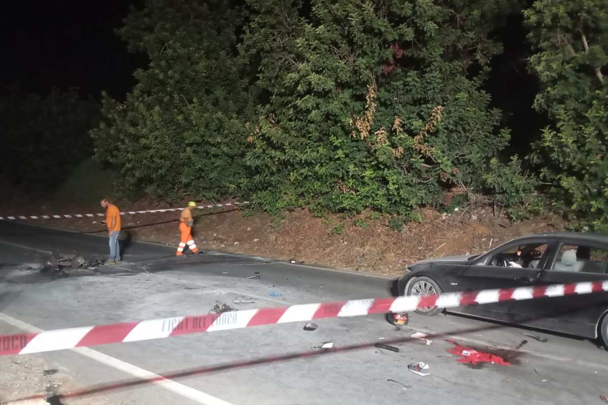 Pauroso incidente sulla Vittoria-Gela, centauro trasferito d’urgenza in ospedale