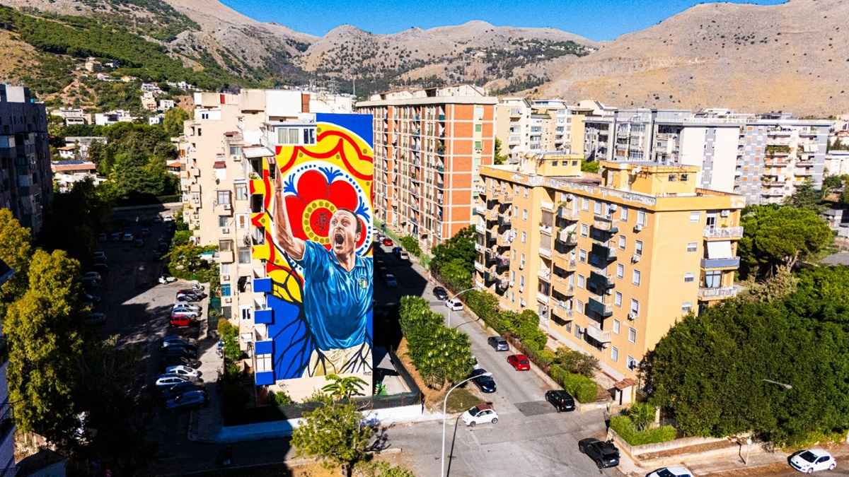 Totò Schillaci, l’omaggio di Palermo: domani l’inaugurazione del murales a Passo di Rigano